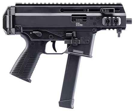 [840225708349] B & T Firearms 36176502G APC9K  9mm Luger 33+1 4.30" Black Steel Barrel, Black Picatinny Rail Receiver, Brace Adapter, Black Polymer Grips, Ambidextrous
