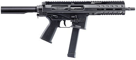 [840225709179] B & T Firearms 500003ABG SPC9  9mm Luger 33+1 9.10", Black, Buffer Tube Stock, Polymer Grip (Glock Mag Compatible)