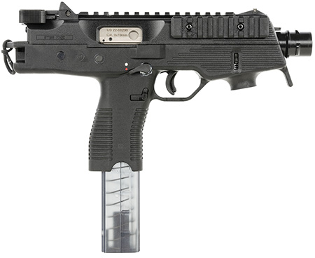 [840225705706] B & T Firearms 30105NUS TP9  9mm Luger 30+1 5.10", Black, Polymer Frame/Grip, No Brace, Iron Sights