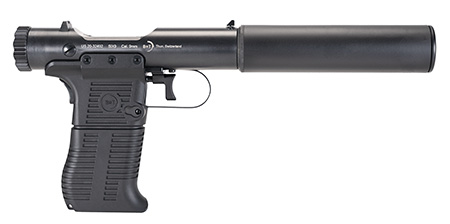 [840225705874] B & T Firearms 410111 Station Six  9mm Luger 9+1 3.50" Barrel/5.10" Suppressor, Black Hard Coat Anodized, Black Pre-Scored Grips
