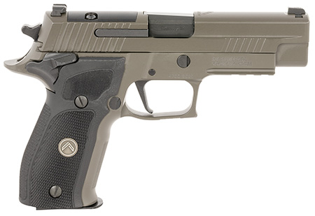 [798681666157] Sig Sauer E26R9LEGIONSAOR2 P226 Full Size Legion SAO 9mm Luger 15+1 4.40", Legion Gray Elite Cerakote, Picatinny Rail Frame, Romeo 1 Slide, Black G10 Grip, Flat Trigger, X-Ray Sights