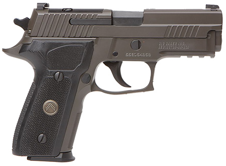 [798681666119] Sig Sauer 226R9LEGIONSAOR2 P226 Full Size Legion SAO 9mm Luger 10+1 4.40", Gray Elite Cerakote, Picatinny Rail Frame, Optic Cut Slide, Black G10 Grip, Flat Trigger, X-Ray Sights