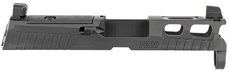 [798681664641] Sig Sauer 8900948 P320  Sig P320 9mm Luger PVD Black Stainless Steel Optic Ready Slide XRAY3 Suppressor Sights Compatible With ROMEO1 PRO ROMEO2