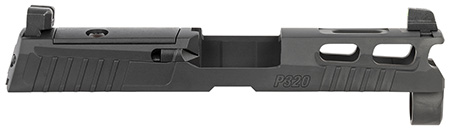 [798681664658] Sig Sauer 8900949 P320  Sig P320 9mm Luger PVD Black Stainless Steel Optic Ready Slide XRAY3 Suppressor Sights Compatible With ROMEO1 PRO ROMEO2