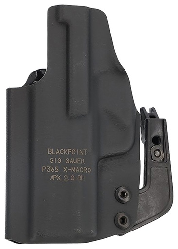 [798681674664] Sig Sauer 8901258 Tactical  IWB Black Fits Sig P365-XMACRO Belt Clip Right Hand
