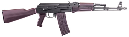 [810054132400] Arsenal SAM567PM SAM5  5.56x45mm NATO 30+1 16.30" Matte Black Steel Threaded Barrel, Matte Black Scope Rail Steel Receiver, Polymer Handguard, Fixed Plum Synthetic Stock  &  Polymer Grip
