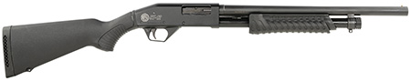 [754908214303] Rossi ST1218BK ST-12  12 Gauge 3" 4+1 18.50", Matte Black, Synthetic Stock, Front Bead Sight, Cylinder Bore
