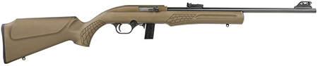 [754908254101] Rossi RS22L1811L RS22  Semi-Auto 22 LR 10+1 18" Black Barrel, Bronze Monte Carlo Stock/Rec, Fiber Optic Sights