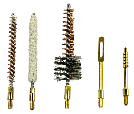 [262490005310] KleenBore 556-SET MSR/AR Platform Accessory Cleaning Set #8-32 Thread Cotton Mop Bore Brush Bronze Bristles