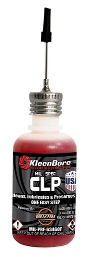 [026249003459] KleenBore KBMSCLP1 Mil-Spec CLP  1 oz. Needle Oiler