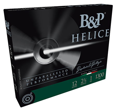 [878122008057] B & P Ammunition 12B1FEL7 Helice Electro 12Gauge 2.75" 1oz 7.5Shot 10 Per Box/10 Case