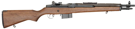 [706397906634] Springfield Armory AA9122NT M1A Scout Squad *NY Compliant 7.62x51mm NATO 10+1 18" Black Parkerized Carbon Steel Barrel, Black Parkerized Picatinny Rail Steel Receiver, Walnut Fixed Stock