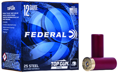 [029465023867] Federal TG1477 Top Gun Steel 12Gauge 2.75" 1 1/8oz 7Shot 25 Per Box/10 Case