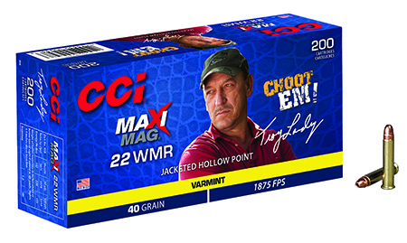 [076683009586] CCI 958 Maxi-Mag Varmint 22WMR 40gr Jacketed Hollow Point 200 Per Box/10 Case