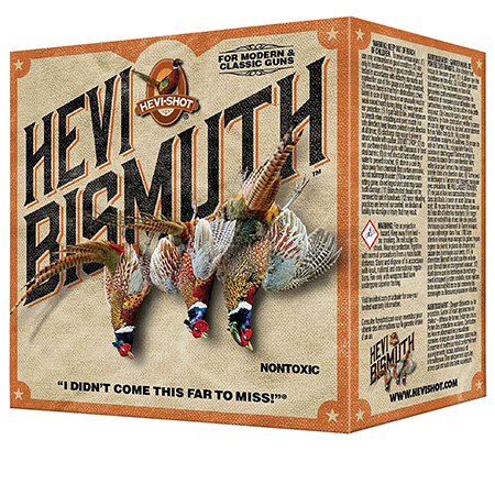 [604544686784] HEVI-Shot HS19715 HEVI-Bismuth Upland 410Gauge 3" 9/16oz Bismuth 5Shot 25 Per Box/10 Case