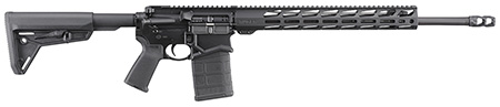 [736676056118] Ruger 5611 SFAR  308 Win 20+1 20" Black Threaded Barrel, Black Hardcoat Anodize Picatinny Rail Aluminum Receiver, 15" M-LOK Handguard, Magpul SL Black Synthetic Stock, Black Magpul Grip, Right Hand