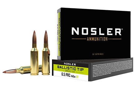 [054041434577] Nosler 43457 Ballistic Tip  6.5PRC 140gr Spitzer Boat Tail 20 Per Box/10 Case