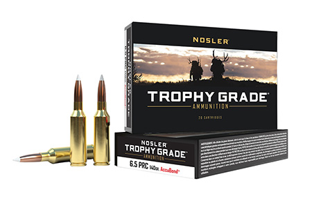 [054041610148] Nosler 61014 Trophy Grade  6.5PRC 140gr Nosler AccuBond 20 Per Box/10 Case