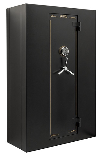 [851529004136] SnapSafe 75011 Modular Safe Super Titan Access Code/Key Entry Black 9 Gauge Steel Holds 24+ Long Guns