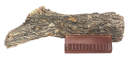 [021771075226] Hunter Company 0522 Cartridge Belt Slide  Chestnut Tan Leather 22 Cal 12rd 2"