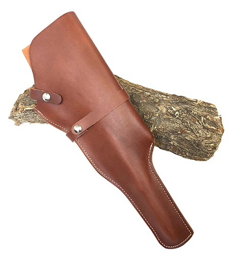 [021771026525] Hunter Company 065-876   OWB Tan Leather Belt Loop Fits Thompson Center Contender Fits 14" Barrel Right Hand