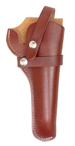 [021771151104] Hunter Company 1100-10 Belt  OWB Size 10 Chestnut Tan Leather Belt Loop Fits SA/DA Revolver Fits 6" Barrel Right Hand Compatible w/ Hunter Buscadero/Straight Cartridge Belts