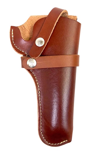 [021771151418] Hunter Company 1100-41 Belt  OWB Size 41 Chestnut Tan Leather Belt Loop Fits DA Revolver Fits 4.63-6" Barrel Right Hand Compatible w/ Hunter Buscadero/Straight Cartridge Belts