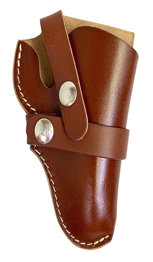 [021771151074] Hunter Company 1100-7 Belt  OWB Size 7 Chestnut Tan Leather Belt Loop Fits SA/DA Revolver Fits 2-3.50" Barrel Right Hand Compatible w/ Hunter Buscadero/Straight Cartridge Belts