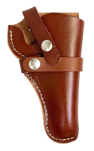 [021771151081] Hunter Company 1100-8 Belt  OWB Size 8 Chestnut Tan Leather Belt Loop Fits DA Revolver Fits 2.75-4" Barrel Right Hand Compatible w/ Hunter Buscadero/Straight Cartridge Belts