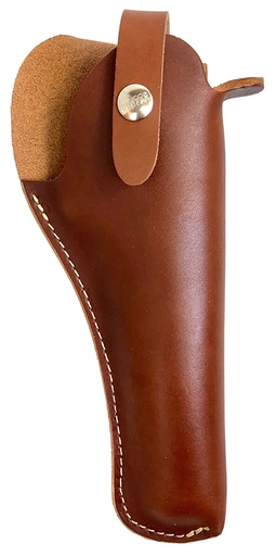 [021771241034] Hunter Company 2400-3 Crossdraw  OWB Size 03 Chestnut Tan Leather Belt Slide Fits DA Revolver Fits 4.50" Barrel Right Hand