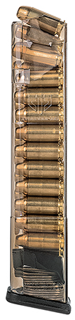 [854094005386] ETS Group GLK22170 Pistol Mags  24rd Extended 40 S&W Compatible w/Glock 22/23/24/27/35 Gen1-4  Clear Polymer