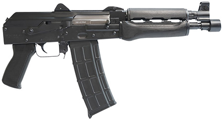 [685757098045] Zastava Arms Usa ZP85556 ZPAP 85 5.56x45mm NATO 30+1 10" Black, Polymer Grip, Dark Wood Handgaurd,