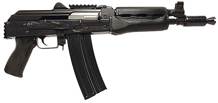 [685757098113] Zastava Arms Usa ZP85556PA ZPAP85  5.56x45mm NATO 30+1 10" Black, Polymer Grip, Dark Wood Handgaurd, Stock Adapter, Muzzle Brake