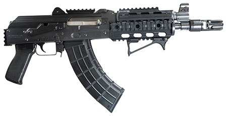 [685757098533] Zastava Arms Usa ZP92762PATM ZPAP 92 7.62x39mm 30+1 10" Black, Polymer Grip, Picatinny Quad Rail, Stock Adapter, Night Muzzle Brake