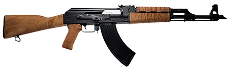 [685757098236] Zastava Arms Usa ZR7762LM ZPAPM70  7.62x39mm 30+1 16.30" Barrel, Black Barrel/Rec, Tiger Stripe Light Maple Grip  &  Fixed Stock