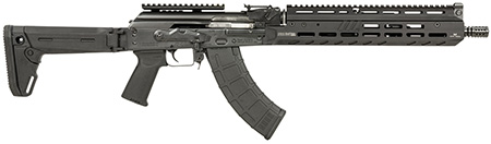 [685757098380] Zastava Arms Usa ZR7762XR ZPAP M70 7.62x39mm 30+1 16.30" Black Chrome Lined Barrel, Black M-LOK Handguard, Black Synthetic Magpul  Zhukov Side Folder Stock, Black Magpul AK Grip
