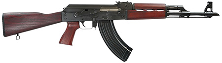 [685757098472] Zastava Arms Usa ZR7762SR ZPAPM70  7.62x39mm 30+1 16.30" Black Chrome Lined Steel Barrel, Black Serbian Red Wood Handguard, Serbian Red Wood Fixed Stock, Serbian Red Wood Grip