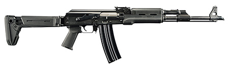 [685757098397] Zastava Arms Usa ZR90556FS PAP M90  5.56x45mm NATO 18.25" 30+1, Black, Magpul Furniture, Side Folding Stock, Hogue Handgaurd