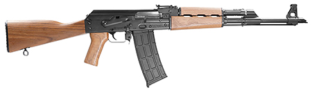 [685757098588] Zastava Arms Usa ZR90556WM ZPAP M90 5.56x45mm 30+1 18.25" Black Chrome Lined Barrel, Black Walnut Handguard, Walnut Fixed Stock  &  Grip