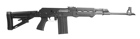 [685757098540] Zastava Arms Usa ZR77308BP PAP M77  308 Win/7.62x51mm 20+1 19.70" Black Threaded Barrel, 1.5mm Bulged Trunnion Receiver, Polymer Handguard, Adj. Promag Synthetic Stock, TangoDown Battlegrip Grip