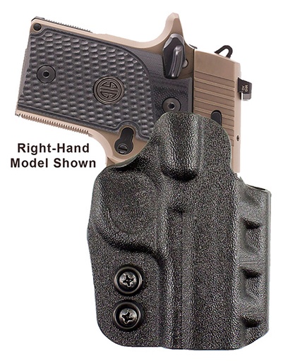 [792695374343] DeSantis Gunhide D94KB8WZ0 Cazzuto  OWB Black Kydex Paddle Fits Springfield Prodigy w/wo Red Dot Fits 4.25-5" Barrel Left Hand