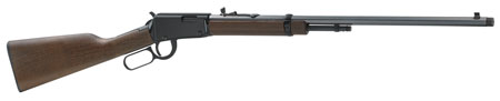 [619835011206] Henry H001TSPR Frontier  22 Short Caliber with 10 LR/16 Short Capacity, 24" Octagon Threaded Barrel, Blued Metal Finish  &  American Walnut Stock Right Hand