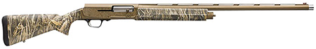 [023614853176] Browning 0119112004 A5 Wicked Wing 12 Gauge 3.5" 4, 2 3/4" Shells 28" Burnt Bronze Cerakote Barrel/Realtree Max-7 Synthetic Stock, Fiber Optic Sight