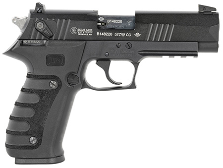 [689585855757] Mauser Rimfire 4010101 M20  22 LR 10+1 4" Black Steel Barrel, Black Serrated Slide, Black Aluminum Frame w/Picatinny Rail, Black Molded Grip, Ambidextrous
