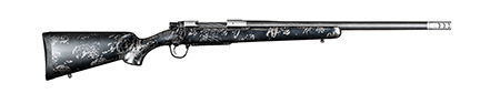 [840290504099] Christensen Arms 8010631600 Ridgeline FFT TI 6.8 Western 3+1 20" Carbon Fiber Threaded Barrel, Stainless Titanium Rec, Black with Gray Accents Stock