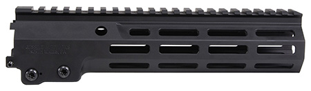 [817953027127] Geissele Automatics 05651B Super Modular Rail MK16 9.50" M-LOK, Black Aluminum for AR Platform, Barrel Nut Included