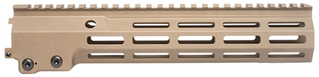 [817953028315] Geissele Automatics 051073S Super Modular Rail MK16 10.50" M-LOK, Desert Dirt Aluminum for AR Platform, Barrel Nut Included