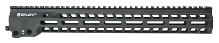 [817953022559] Geissele Automatics 05575B Super Modular Rail MK14 15" M-LOK, Black Aluminum for AR Platform, Barrel Nut Included