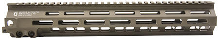 [854014005809] Geissele Automatics 05285S Super Modular Rail MK8 13.50" M-LOK, Desert Dirt Aluminum for AR Platform, Barrel Nut Included