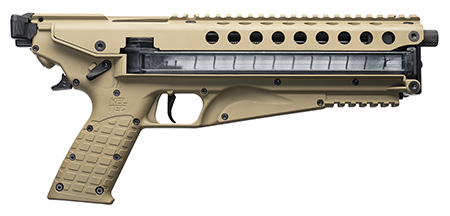 [640832008838] Kel-Tec P50TAN P50  5.7x28mm 9.60" 50+1 (2), Tan, Polymer Frame, Fiber Optic Sight